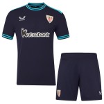 Günstige Fußballtrikots Athletic Bilbao Kinder Auswärtstrikot 2025-26 Kurzarm
